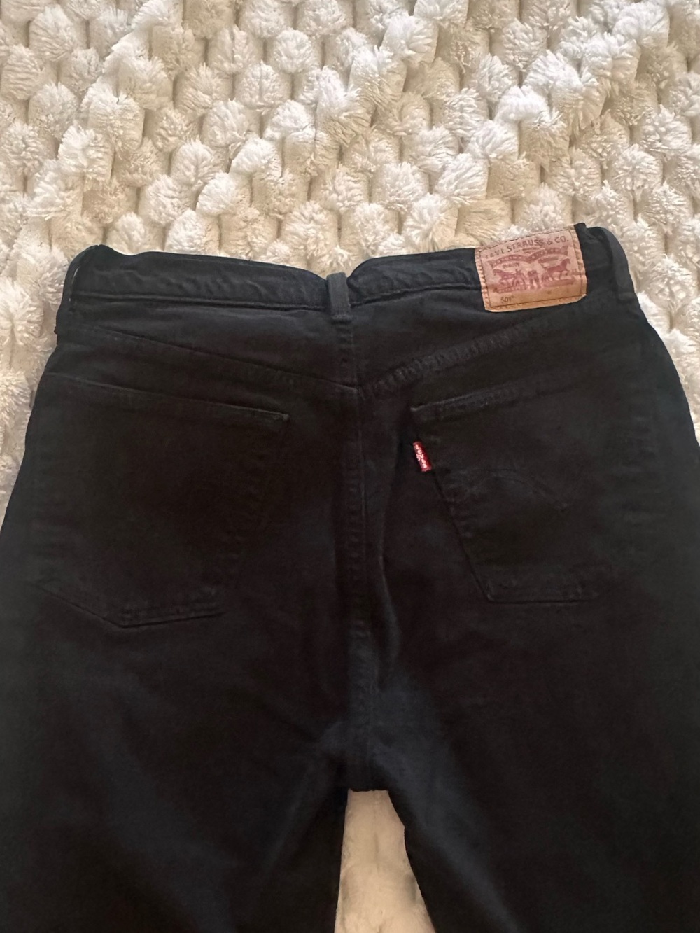 Levi's Black Denim Jeans 501